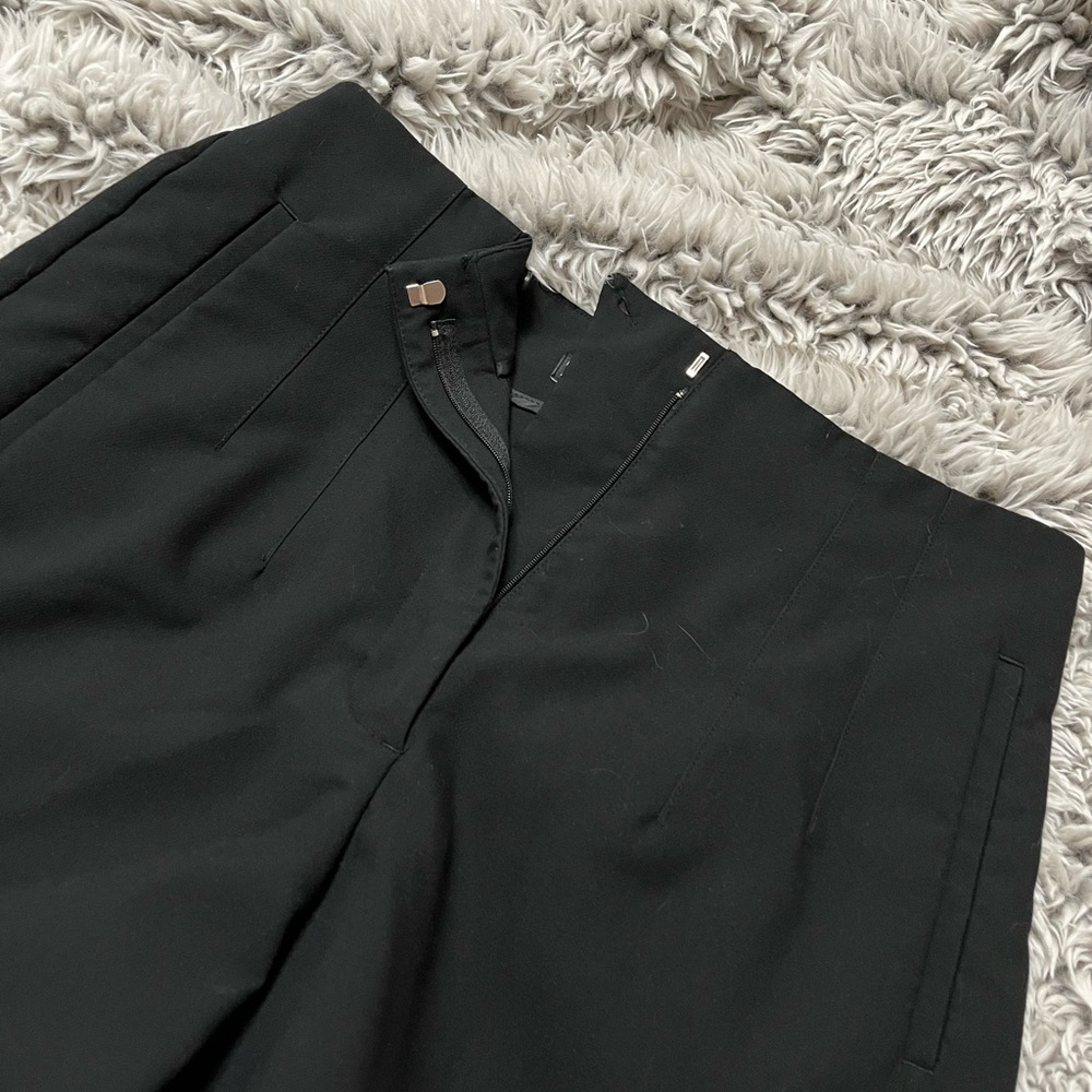 ZARA High Waisted Black Trousers